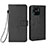 Leather Case Stands Flip Cover Holder BY6 for Xiaomi Redmi 10 India