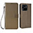 Leather Case Stands Flip Cover Holder BY6 for Xiaomi Redmi 10 India