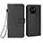 Leather Case Stands Flip Cover Holder BY6 for Xiaomi Redmi 10C 4G