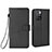 Leather Case Stands Flip Cover Holder BY6 for Xiaomi Redmi Note 11 4G (2021) Black