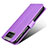 Leather Case Stands Flip Cover Holder BY7 for Asus Zenfone 7 ZS670KS Purple