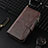 Leather Case Stands Flip Cover Holder BY7 for Google Pixel 8 Pro 5G Brown