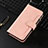 Leather Case Stands Flip Cover Holder BY7 for Xiaomi Redmi 10 (2022) Rose Gold