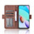 Leather Case Stands Flip Cover Holder BY8 for Xiaomi Redmi 10 (2022)