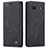 Leather Case Stands Flip Cover Holder C01S for Google Pixel 6a 5G Black