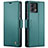 Leather Case Stands Flip Cover Holder C01S for Motorola Moto G Stylus (2023) 4G Green