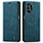 Leather Case Stands Flip Cover Holder C01S for Samsung Galaxy A13 4G Blue