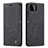 Leather Case Stands Flip Cover Holder C01S for Samsung Galaxy A22s 5G Black