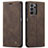 Leather Case Stands Flip Cover Holder C01S for Samsung Galaxy A23 4G