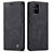 Leather Case Stands Flip Cover Holder C01S for Samsung Galaxy A51 5G Black