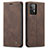 Leather Case Stands Flip Cover Holder C01S for Samsung Galaxy A52s 5G
