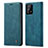 Leather Case Stands Flip Cover Holder C01S for Samsung Galaxy A53 5G Blue