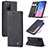 Leather Case Stands Flip Cover Holder C01S for Samsung Galaxy A91