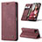 Leather Case Stands Flip Cover Holder C01S for Samsung Galaxy F42 5G