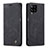 Leather Case Stands Flip Cover Holder C01S for Samsung Galaxy M12 Black