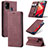 Leather Case Stands Flip Cover Holder C01S for Samsung Galaxy M21s