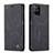 Leather Case Stands Flip Cover Holder C01S for Samsung Galaxy M51 Black