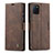 Leather Case Stands Flip Cover Holder C01S for Samsung Galaxy M60s