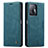 Leather Case Stands Flip Cover Holder C01S for Xiaomi Mi 11T 5G Blue