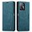 Leather Case Stands Flip Cover Holder C01S for Xiaomi Mi 11T Pro 5G Blue