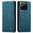 Leather Case Stands Flip Cover Holder C01S for Xiaomi Mi 13T 5G Blue