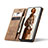 Leather Case Stands Flip Cover Holder C01S for Xiaomi Redmi Note 10 4G