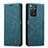 Leather Case Stands Flip Cover Holder C01S for Xiaomi Redmi Note 11S 4G Blue