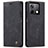 Leather Case Stands Flip Cover Holder C01S for Xiaomi Redmi Note 13 5G Black