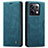 Leather Case Stands Flip Cover Holder C01S for Xiaomi Redmi Note 13 Pro 5G Blue