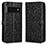 Leather Case Stands Flip Cover Holder C01X for Google Pixel 6 Pro 5G Black
