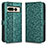 Leather Case Stands Flip Cover Holder C01X for Google Pixel 7 Pro 5G Green