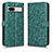 Leather Case Stands Flip Cover Holder C01X for Google Pixel 7a 5G Green