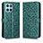 Leather Case Stands Flip Cover Holder C01X for Huawei Honor 70 Lite 5G Green