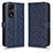 Leather Case Stands Flip Cover Holder C01X for Huawei Honor X5 Plus Blue