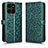 Leather Case Stands Flip Cover Holder C01X for Huawei Honor X6a Green