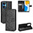 Leather Case Stands Flip Cover Holder C01X for Huawei Honor X7