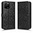 Leather Case Stands Flip Cover Holder C01X for Huawei Nova Y61 Black