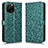 Leather Case Stands Flip Cover Holder C01X for Huawei Nova Y61 Green