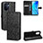 Leather Case Stands Flip Cover Holder C01X for Huawei Nova Y70 Plus