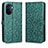 Leather Case Stands Flip Cover Holder C01X for Huawei Nova Y70 Plus Green