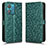 Leather Case Stands Flip Cover Holder C01X for Motorola Moto Edge 40 Neo 5G Green