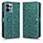 Leather Case Stands Flip Cover Holder C01X for Motorola Moto Edge 40 Pro 5G Green