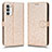 Leather Case Stands Flip Cover Holder C01X for Motorola Moto G71s 5G