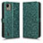 Leather Case Stands Flip Cover Holder C01X for Nokia C110 Green