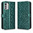 Leather Case Stands Flip Cover Holder C01X for Nokia G60 5G Green