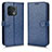 Leather Case Stands Flip Cover Holder C01X for OnePlus 10 Pro 5G Blue