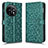 Leather Case Stands Flip Cover Holder C01X for OnePlus Ace 2 5G Green