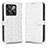 Leather Case Stands Flip Cover Holder C01X for OnePlus Ace Pro 5G Silver