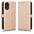 Leather Case Stands Flip Cover Holder C01X for Oppo A18