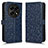 Leather Case Stands Flip Cover Holder C01X for Oppo A2 Pro 5G Blue